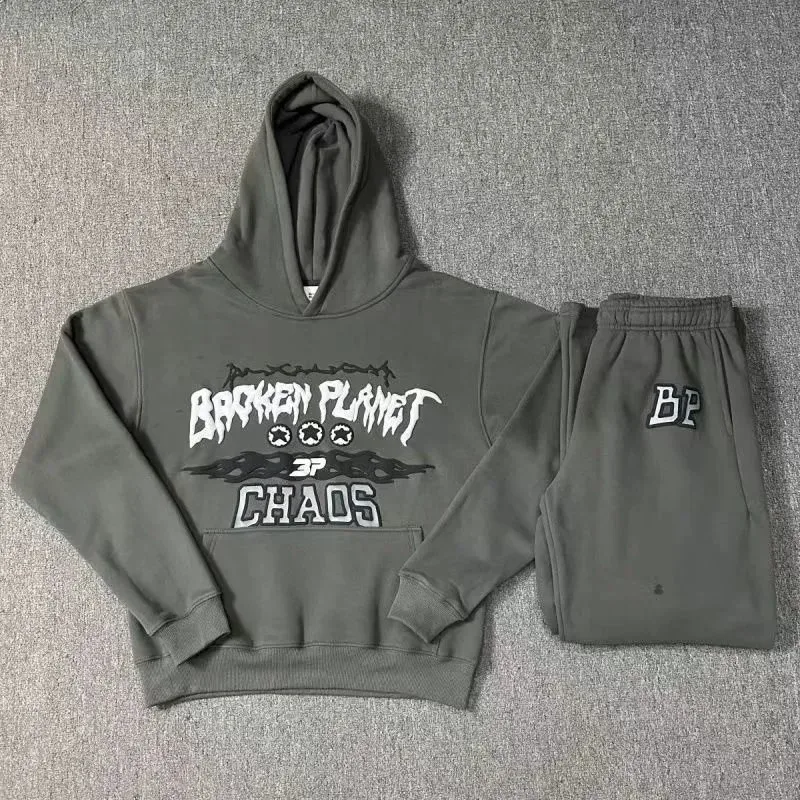 Broken Planet Market Chaos Olive Tracksuit Set