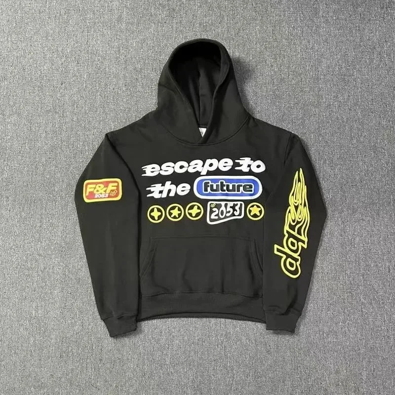 Black 'Escape to the Future' Hoodie