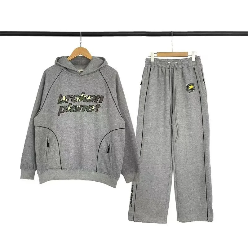 Broken Planet Market Co-ord Set Grey