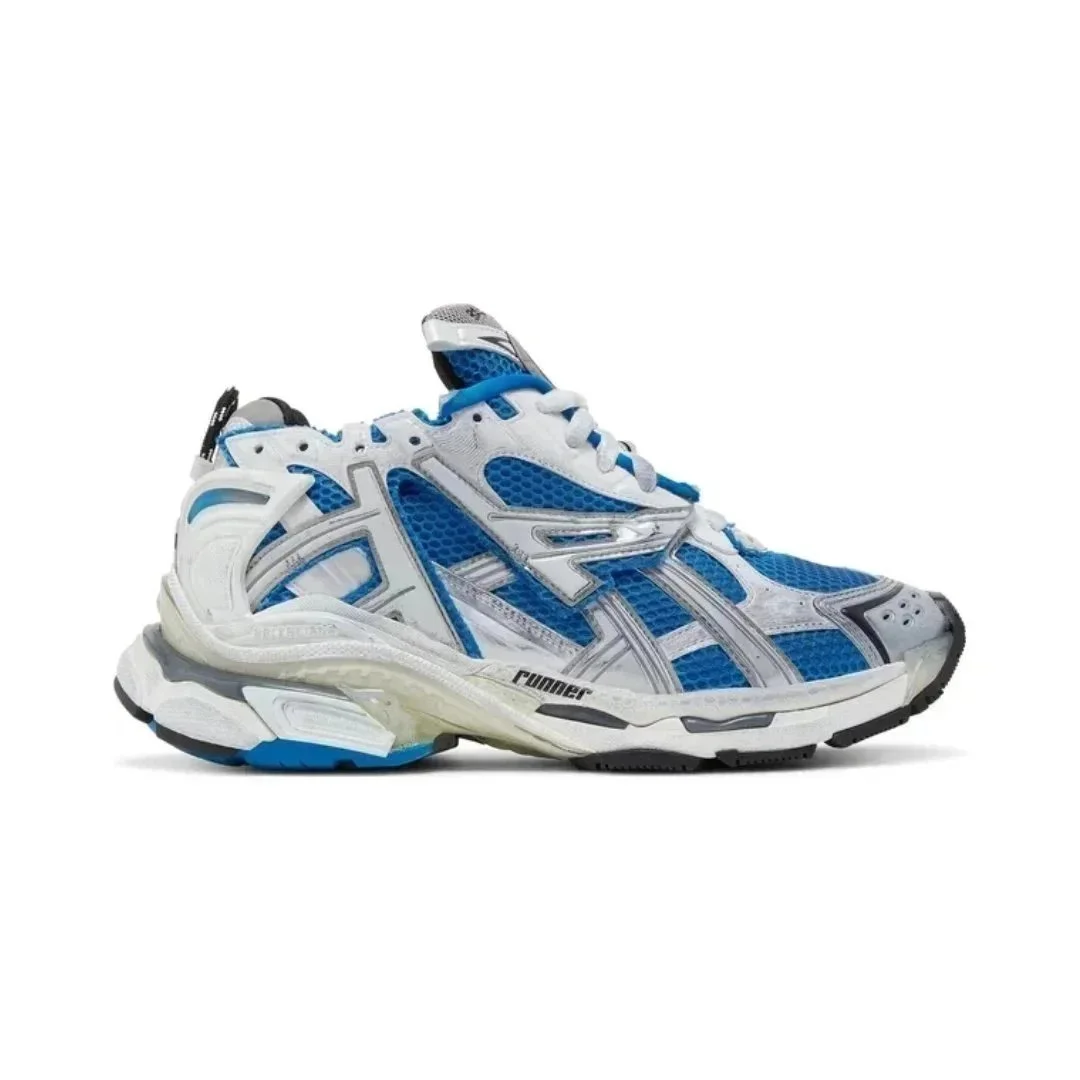 Balenciaga Runner Speed Trainer Blue Sneakers