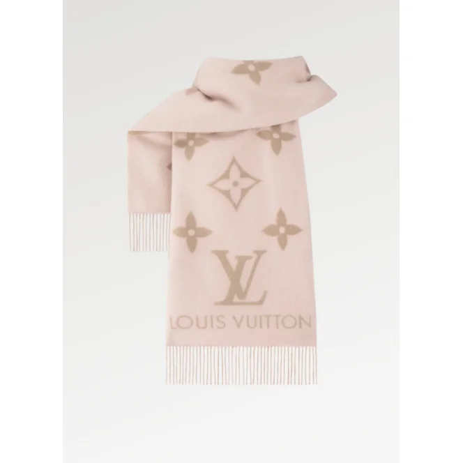 Louis Vuitton Monogram Scarf D-1 Pink