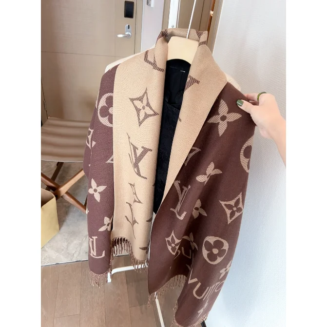 Louis Vuitton Neverfull Monogram Shawl Cape C-1 Camel