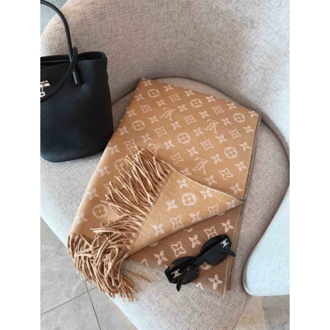 Louis Vuitton Neverfull Monogram Scarf B-1 Yellow