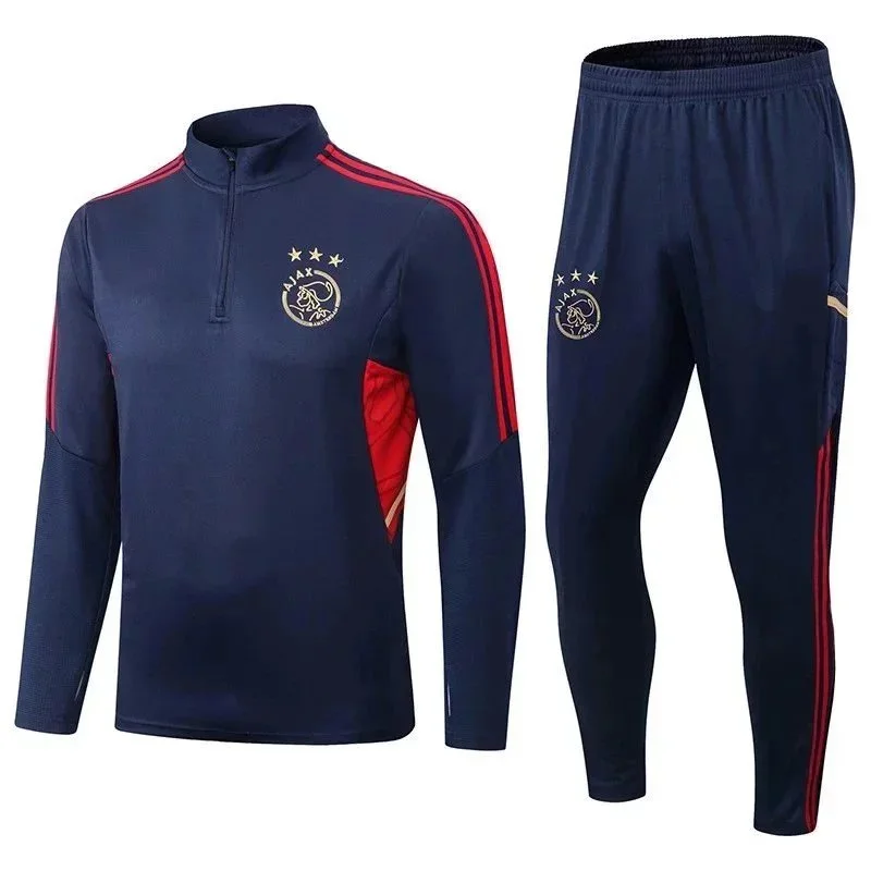 Adidas Classic Football Ajax Navy Blue Tracksuit