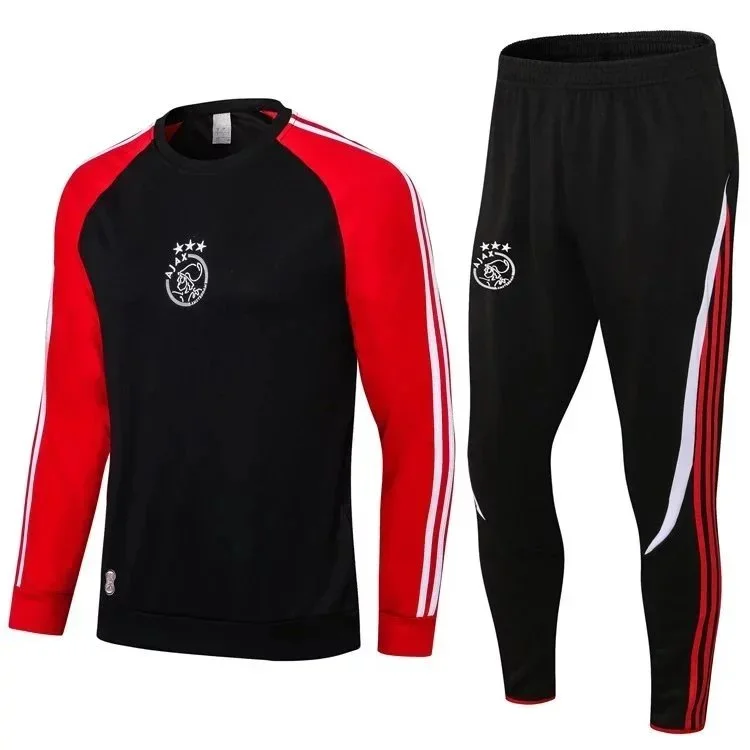 Adidas Classic Football Black Red Tracksuit