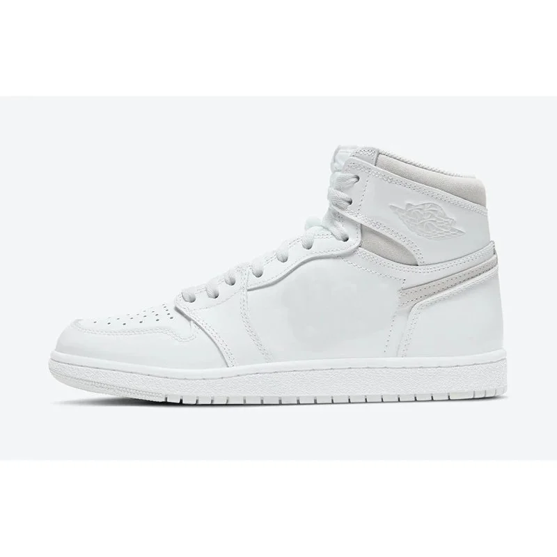 Nike Air Jordan 1 White Triple Black Sneakers