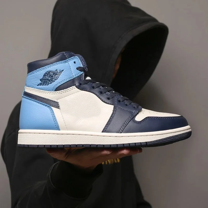 Nike Air Jordan 1 UNC Blue White Sneakers