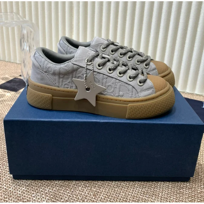 Dior Lady Dior B-1 Grey Sneakers