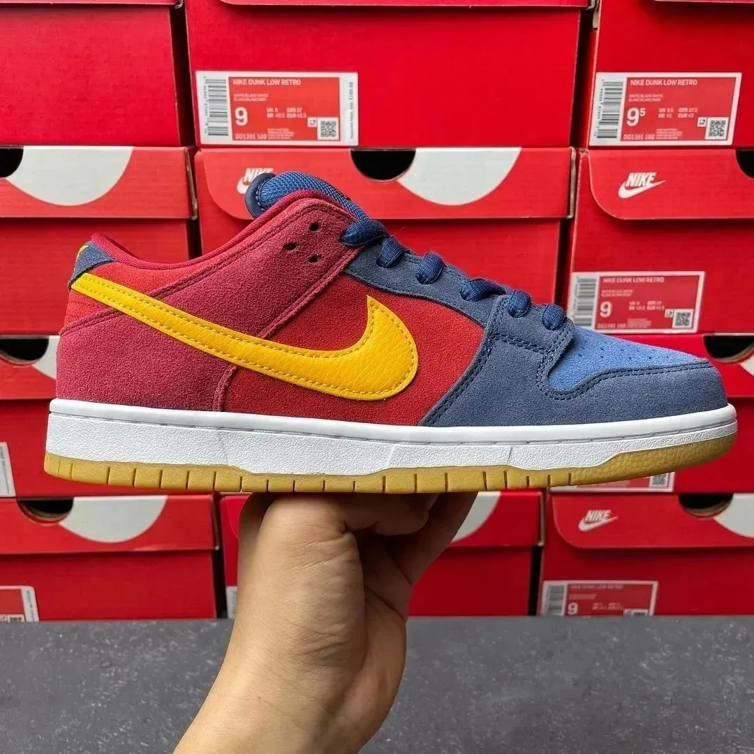 Nike SB Dunk Low Barcelona Red Blue DJ0606-400 Sneakers