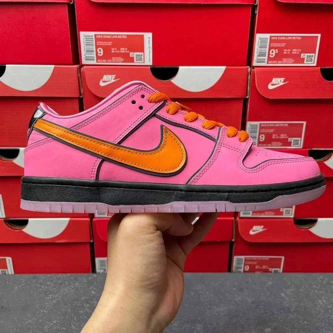 Nike Dunk Low The Powerpuff Girls 飞天小女警 粉色 Sneakers