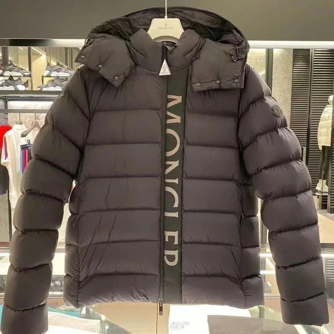 Moncler Black Puffer Jacket Parka