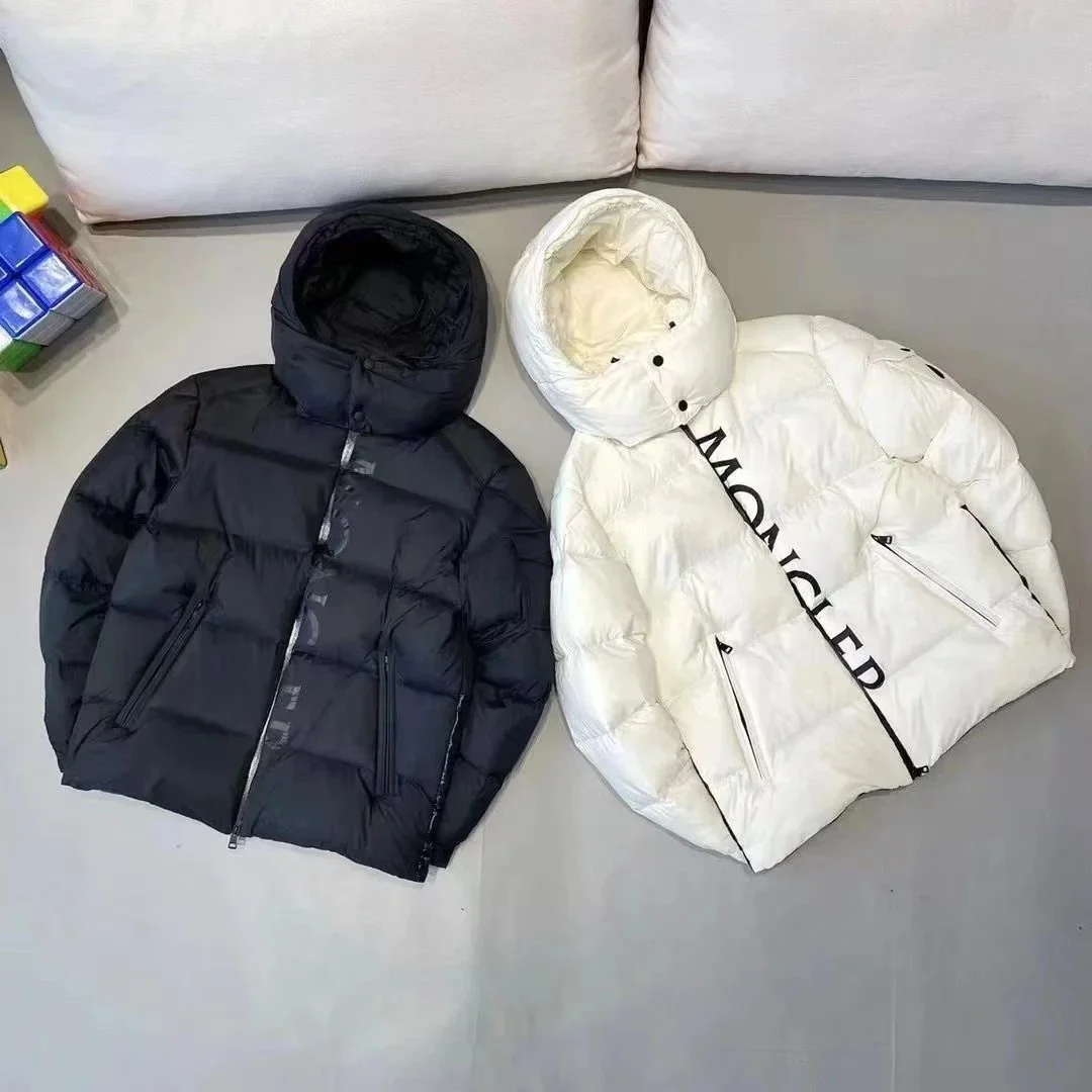 Moncler Maya White Hooded Puffer Jacket