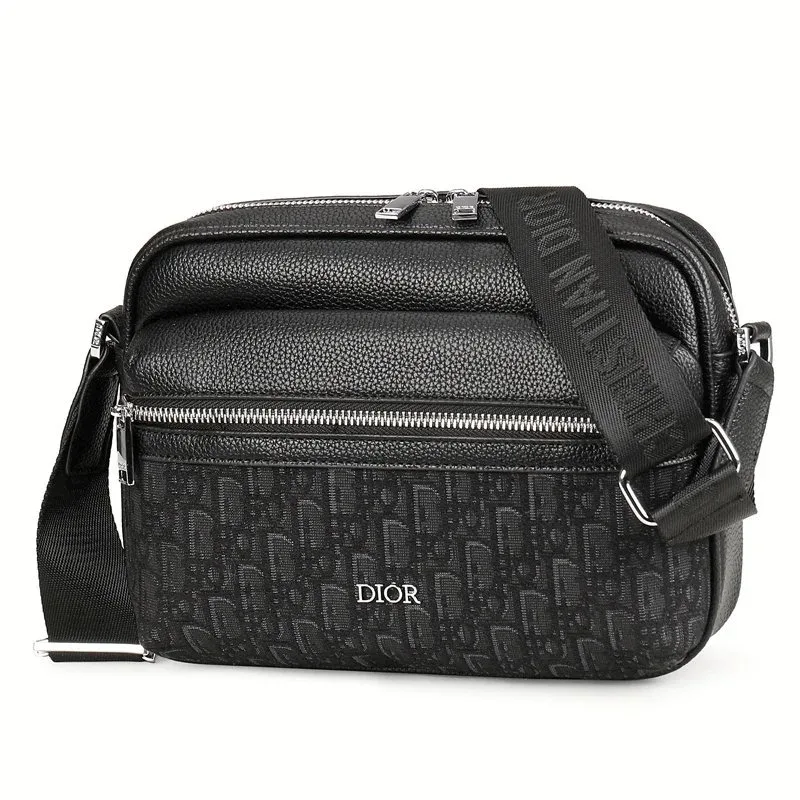 Dior Lady Dior Black Monogram Crossbody Bag