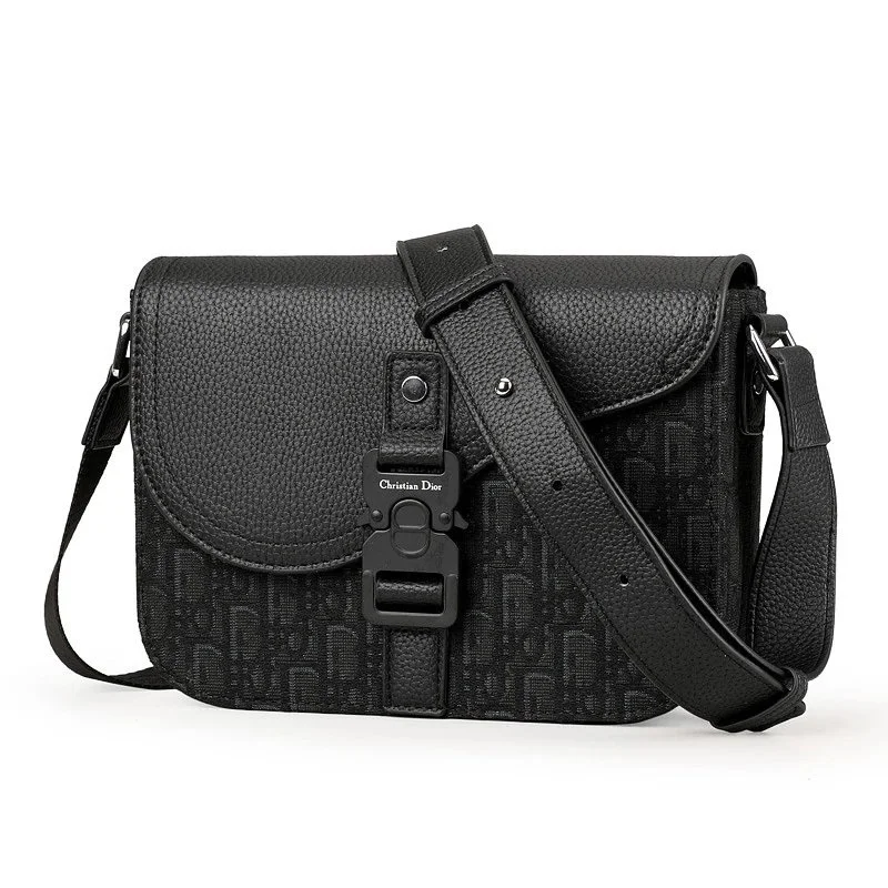 Christian Dior Dior Book Tote Black Leather Bag
