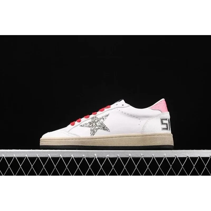 Golden Goose Super-Star White Silver Star Sneakers