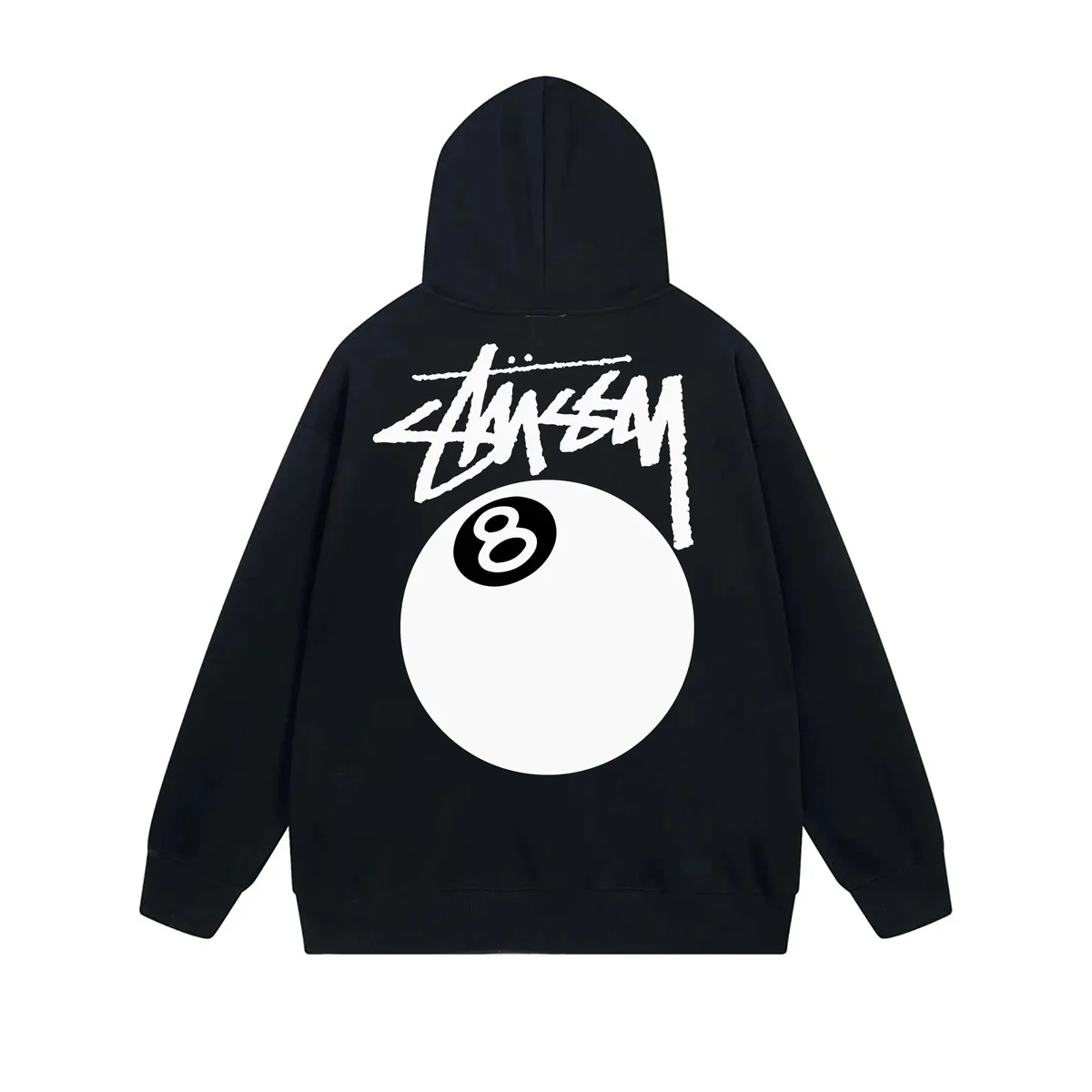 Stussy 8 Ball Black Hoodie