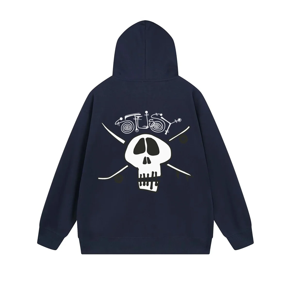 Stussy Stüssy Skull Hoodie Navy