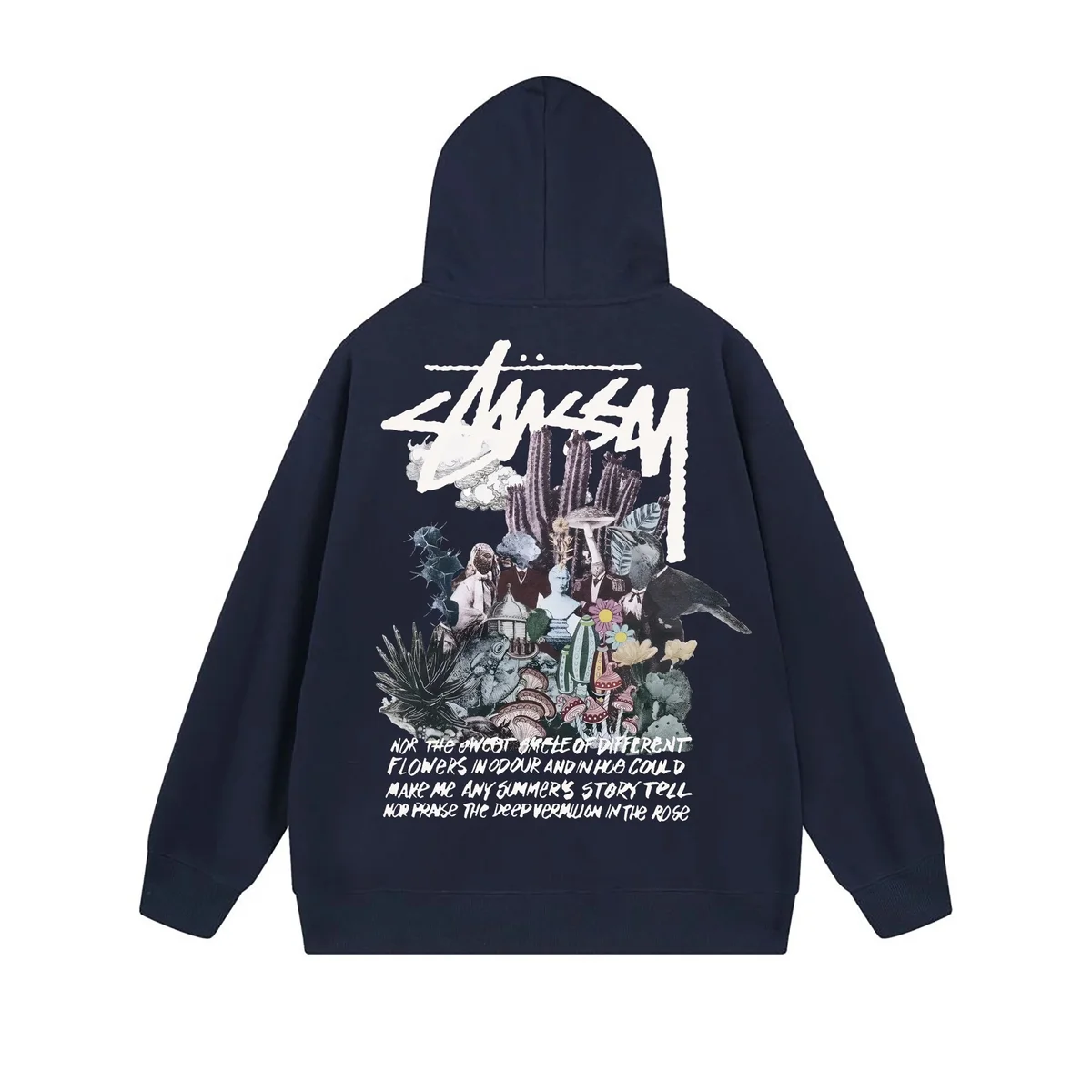 Stussy Stüssy Hoodie Navy Solid Sweatshirt