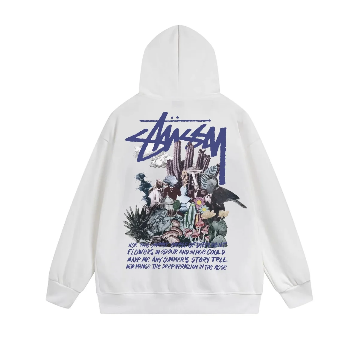 Stussy Stüssy White Graphic Hoodie