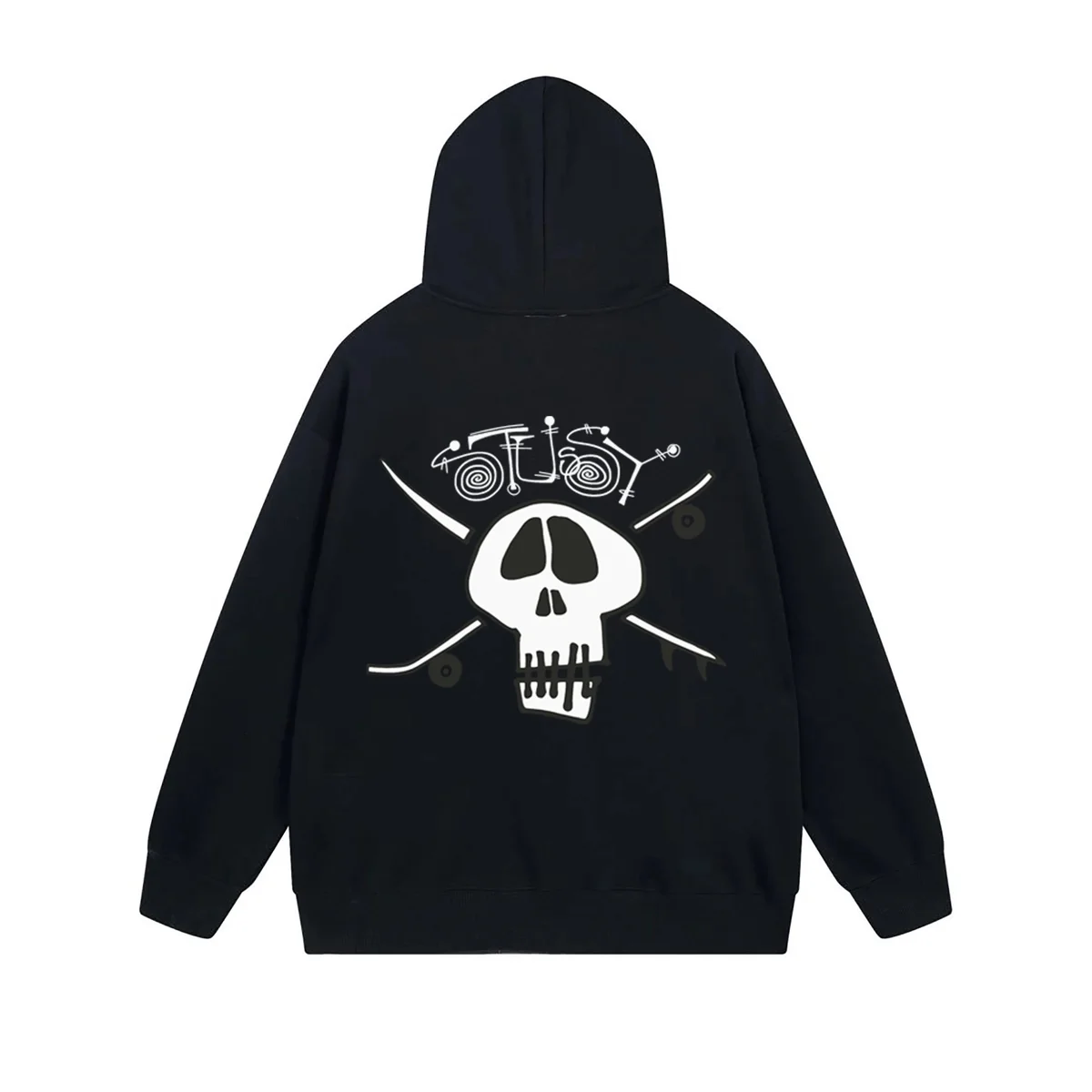Stussy Stüssy Skull Hoodie Black Casual