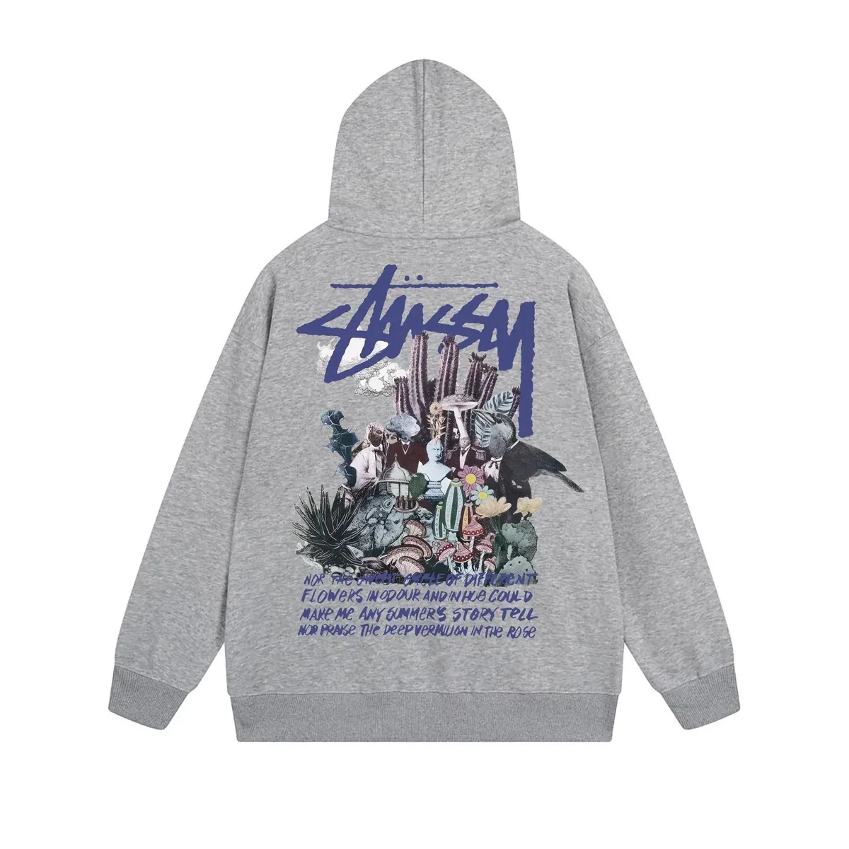 Stussy Stüssy Graphic Hoodie Grey