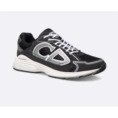 Unisex Black & Silver Sneakers