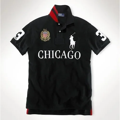Polo Ralph Lauren Chicago Black Polo Shirt