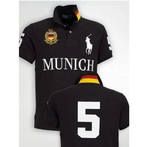 Polo Ralph Lauren Munich Black Polo Shirt