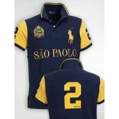 Polo Ralph Lauren São Paulo Polo Shirt Navy/Yellow