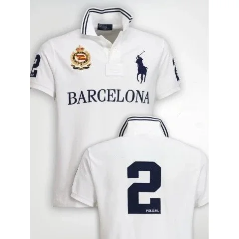 Polo Ralph Lauren Barcelona White Polo Shirt