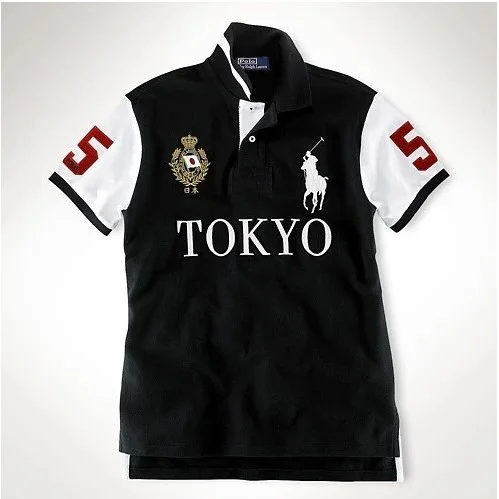 Polo Ralph Lauren Tokyo Polo Shirt Black/White