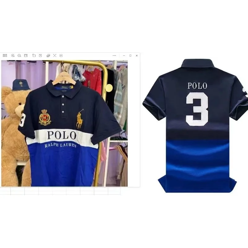 Polo Ralph Lauren Classic Logo Polo Shirt Navy/Blue