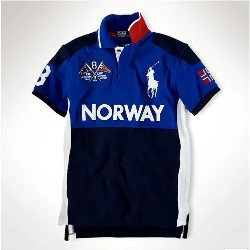 Polo Ralph Lauren Norway Polo Shirt Blue & White