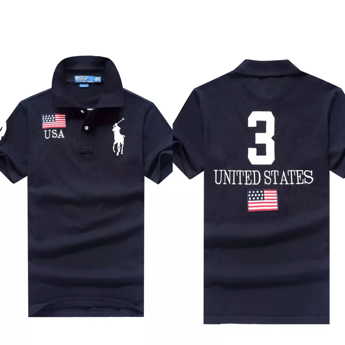 Ralph Lauren Navy USA Polo Shirt