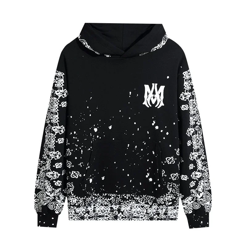 Unisex MM 16 Black & White Graphic Hoodie