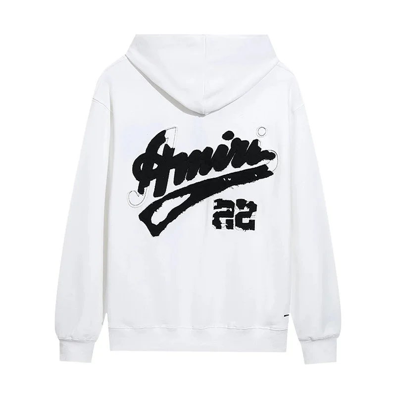 Amiri White '22' Script Hoodie