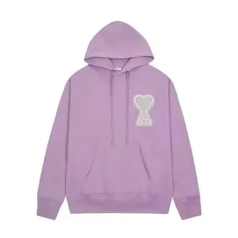 Ami Paris Ami-23-03 Lilac Hoodie
