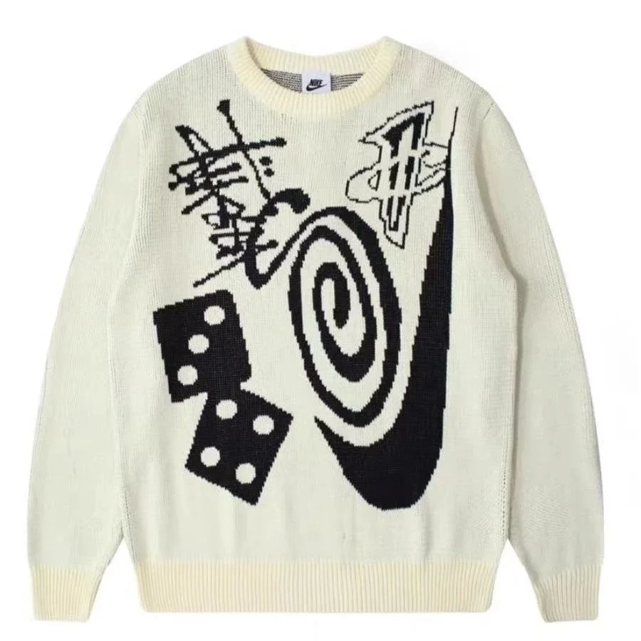 Nike ST22杏色 Graphic Knit Sweater
