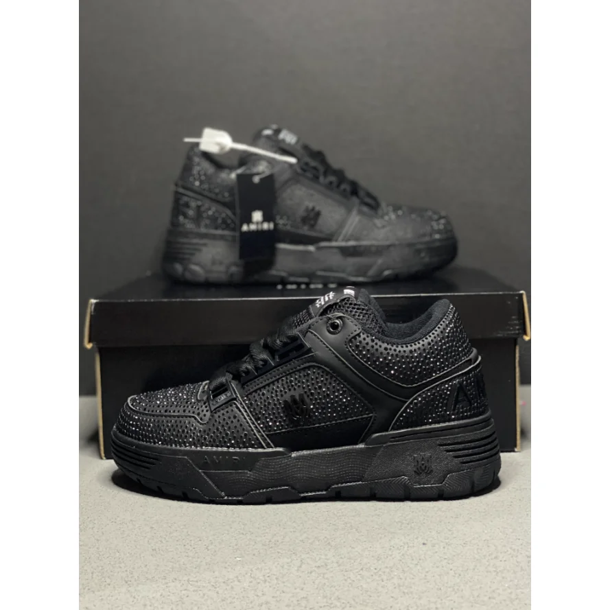 Amiri B-16全黑钻 Triple Black Sneakers