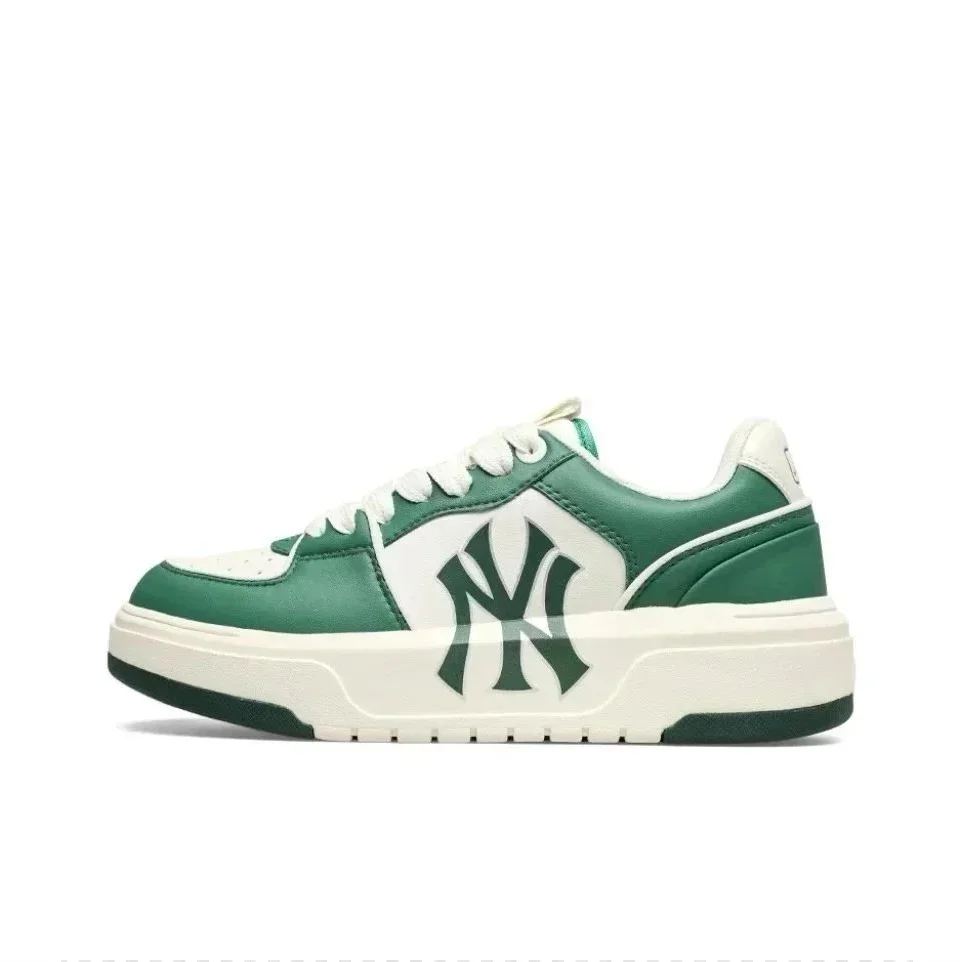 MLB NY Yankees Green Platform Sneakers