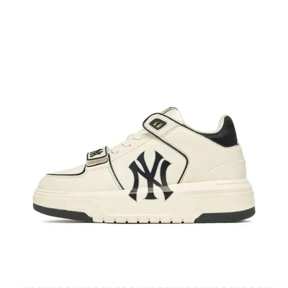 NY Yankees White/Black Sneakers ZC-米白黑2.0