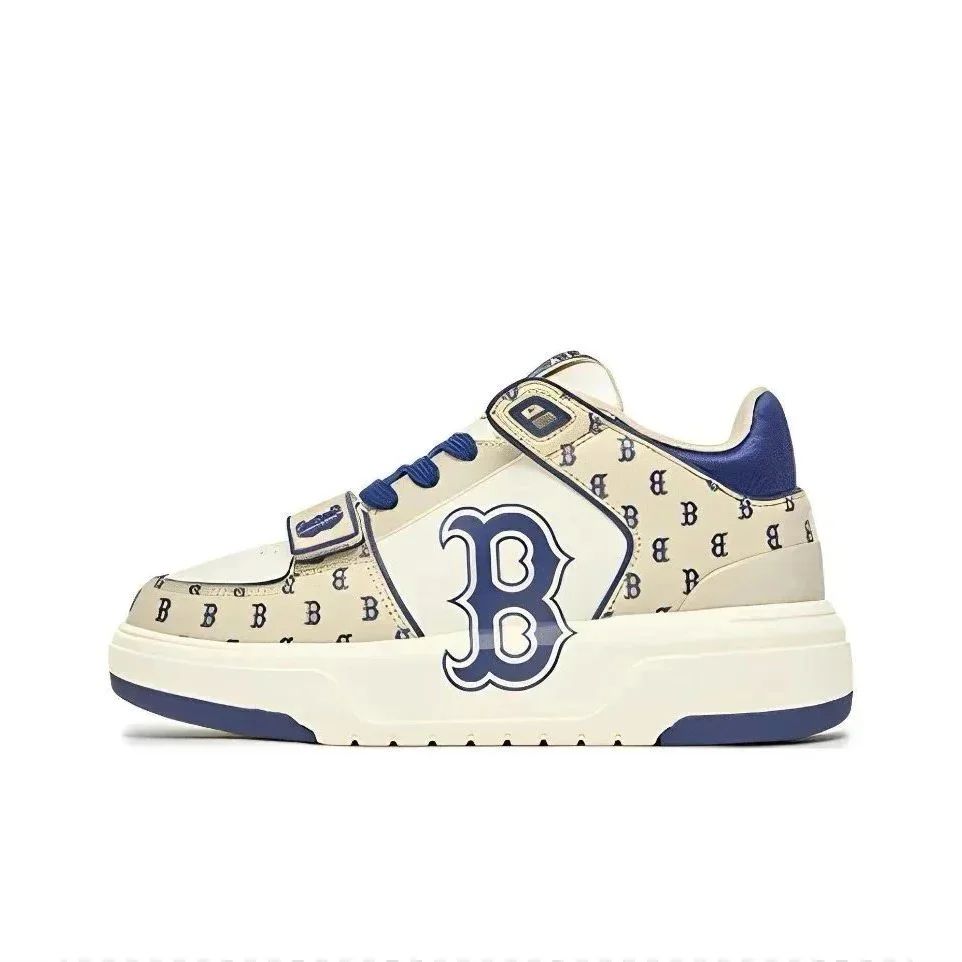 Unisex Boston 'B' Logo Sneakers ZC-棕白蓝2.0
