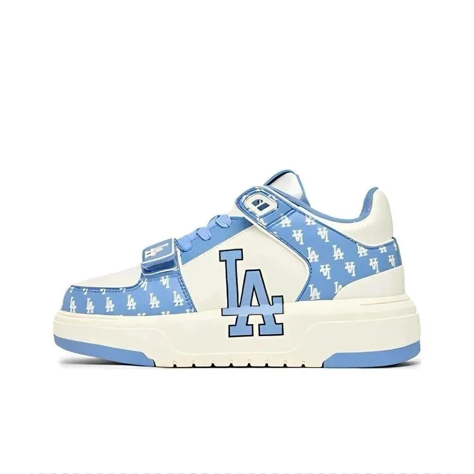 Unisex LA Dodgers White Blue Sneakers ZC-白蓝2.0