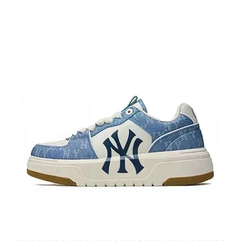 Unisex NY Denim Low Top Sneakers ZC-浅蓝色