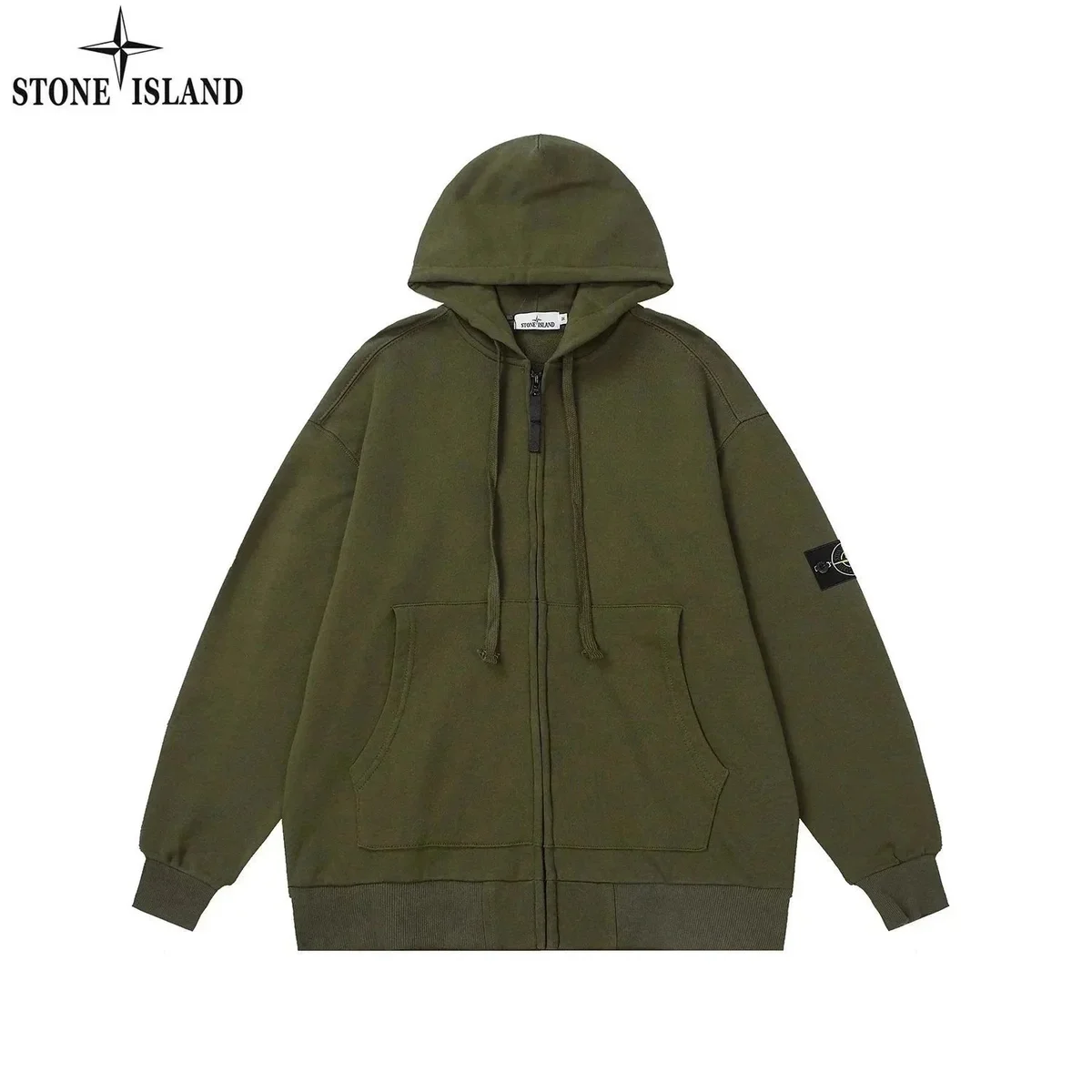Stone Island Shadow Project Olive Hoodie Sweatshirt