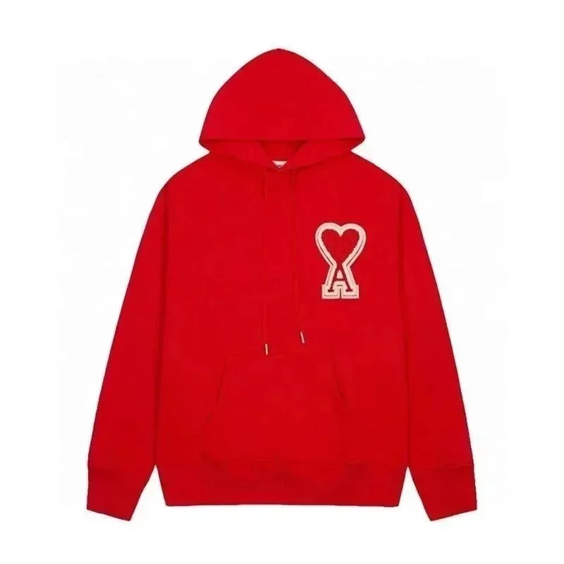 Amiri AMRI Red Hoodie with Heart Logo
