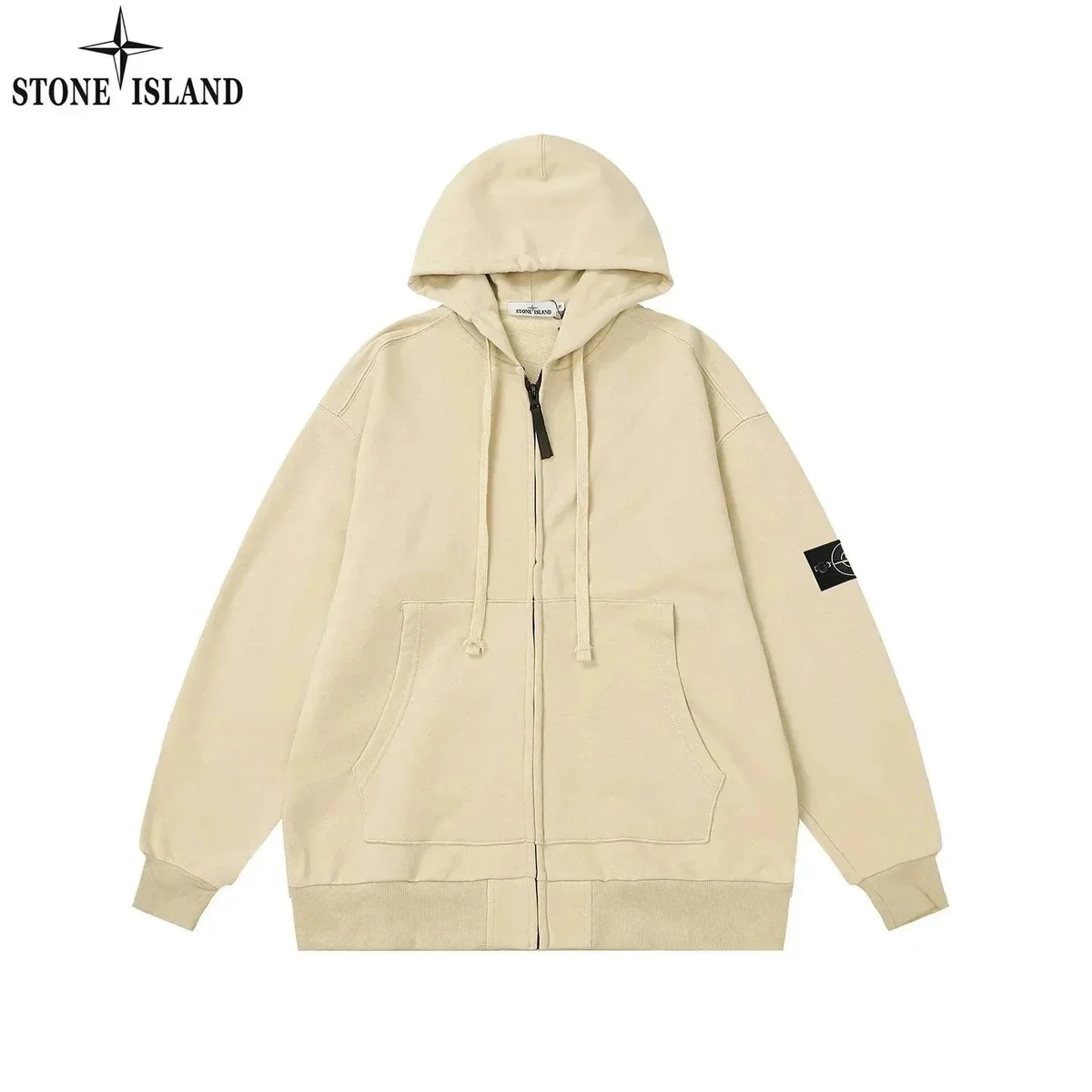 Stone Island Shadow Project 68-15 Beige Hoodie