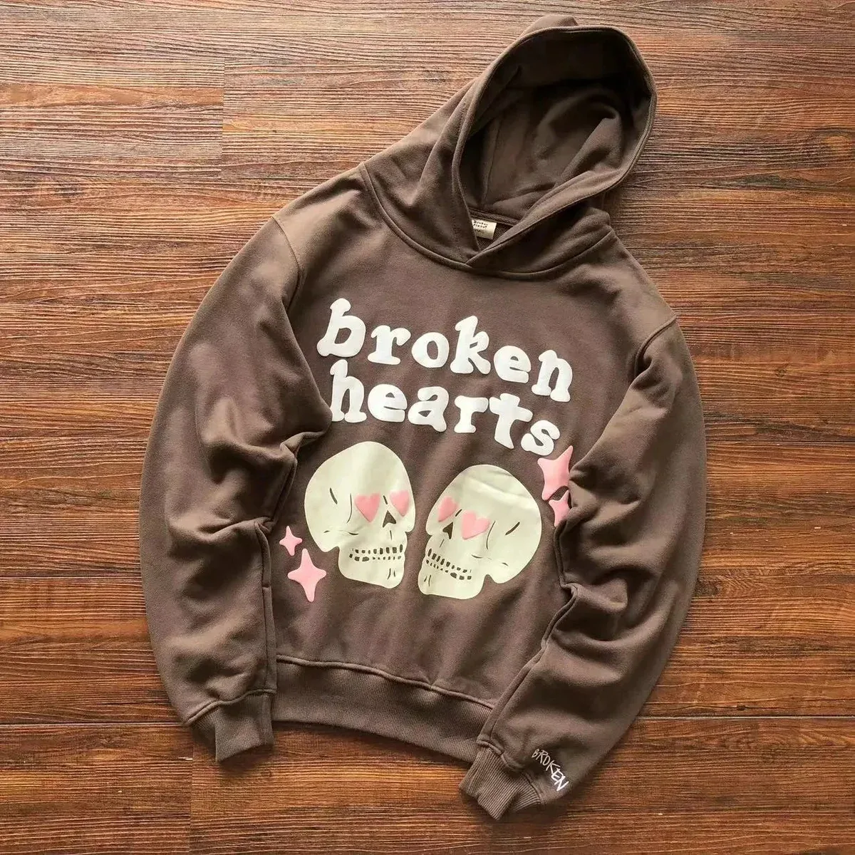 Unisex Broken Hearts Skull Hoodie Sweatshirt