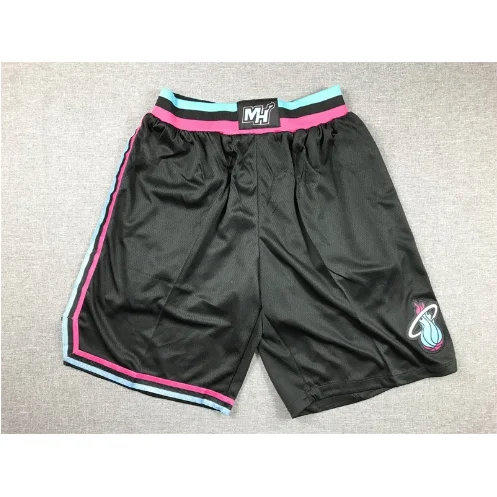 Black Miami Heat Shorts Basketball Shorts