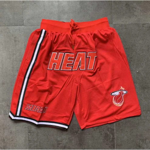 Miami Heat Red Basketball Shorts